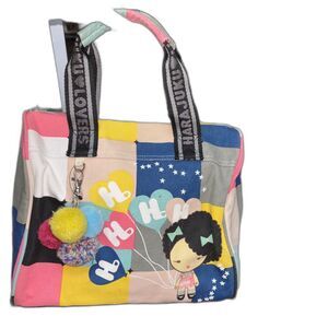 Y2K Vintage Harajuku Lovers A Fatal Attraction Canvas Tote Bag Gwen Stefani